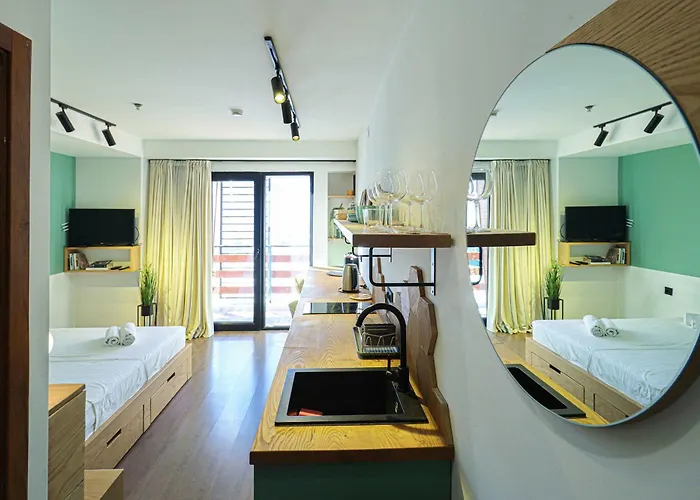 Stylish Studio Apartment With Balcony In Marshall Gudauri Project